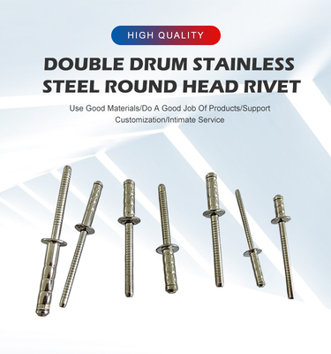 Bright Finish Stainless Steel Dome Head Blind Rivet for One-stop Customized Service
