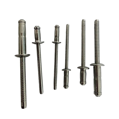 GB Standard Stainless Steel Open Type Round Head Blind Rivets 3.2mm 4.0mm 4.8mm 6.4mm