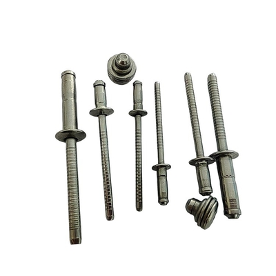304 Stainless Steel Oval Head Open End Round Head Rivets with Countersunk Head Made