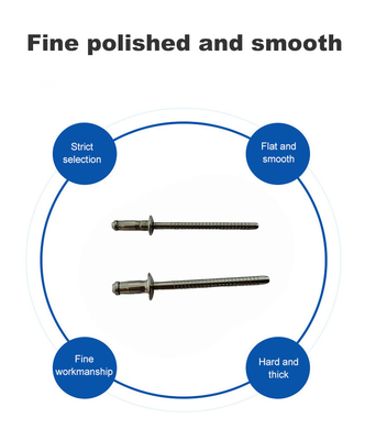 Break Pull Mandrel and Protruding Head Closed End Blind Rivets M2.4 M3.2 M4 M4.8 M6.4