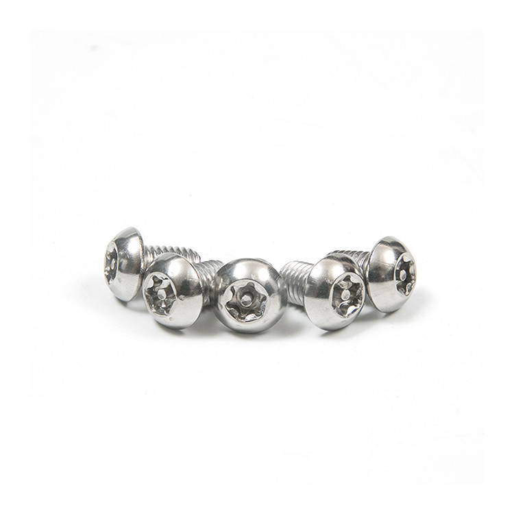 Stainless Steel Pan Head Cross Recessed Triangle Tooth Self-Tapping Screws Full Thread Type
