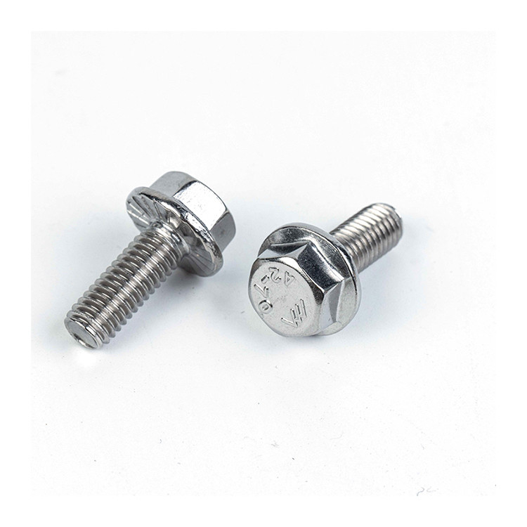 Stainless Steel M4 M6 M8 M10 M12 DIN6921 Class 4.8.8.8 10.9 12.9 Hex Flange Head Bolt