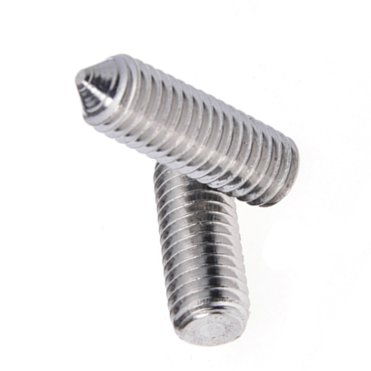 Stainless Steel 304 M3 M4 M5 M6 M8 M10 M12 Headless Socket Set Screw with Grub Head
