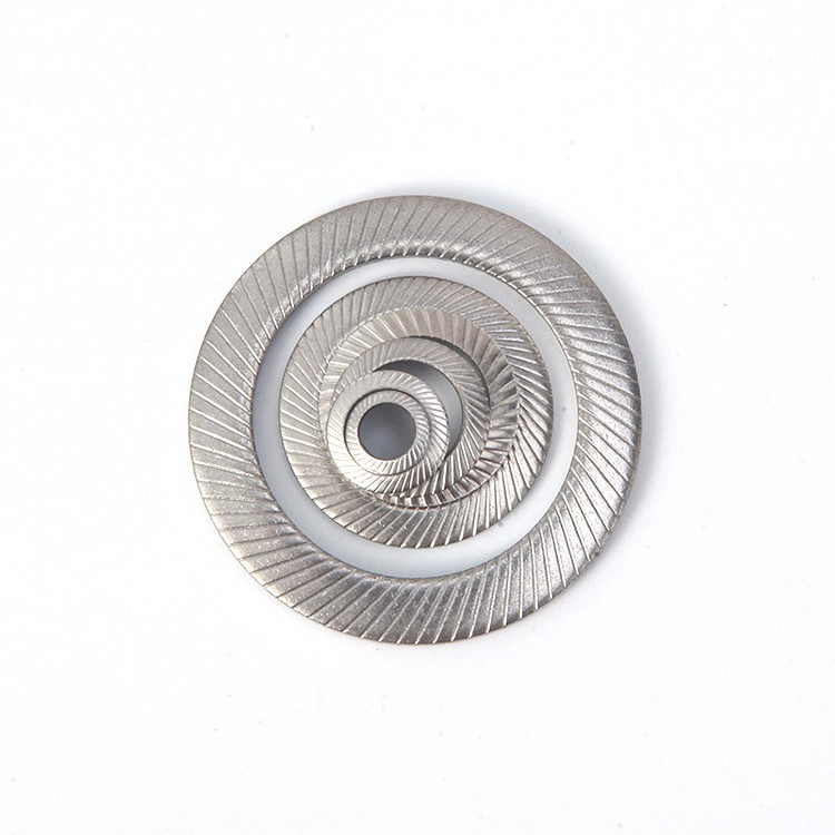 Control M2 M3 M5 M6 M8 Stainless Steel Anti Loosing Lock Washers with Doule Faced Printing