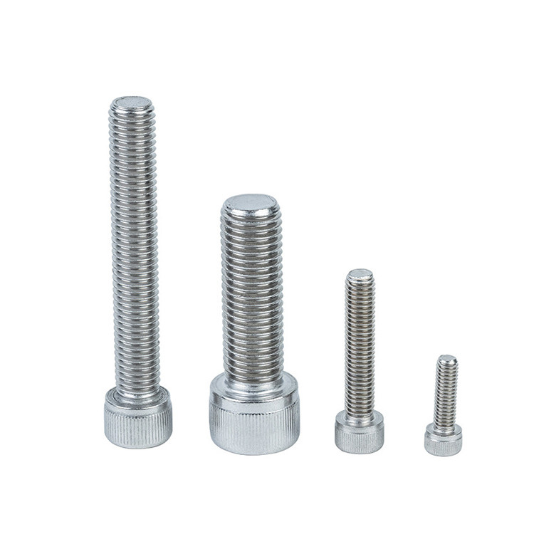 304 Stainless Steel M4/M5/M6/M8/M10/M12 Hex Socket Screws for Heavy Duty Construction