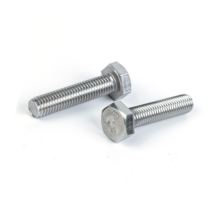 GB Standard Stainless Steel Hex Bolt Nut and Washer DIN933 for Fastener Customization