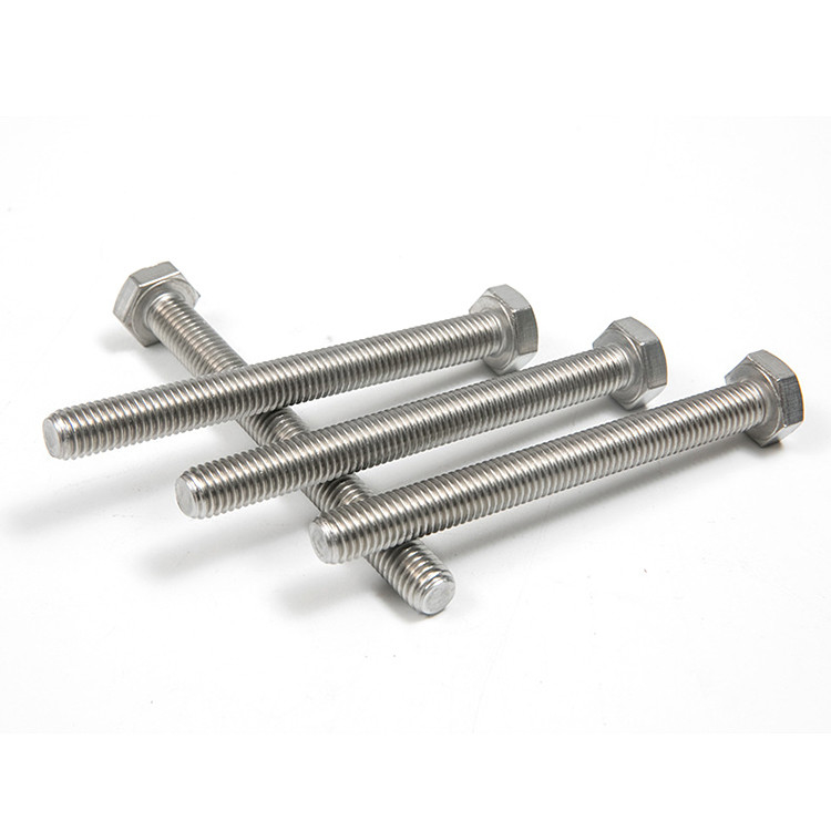 Stainless Steel 304 316 Hexagon Head Full Thread Hex Bolt for Heavy Duty Applications