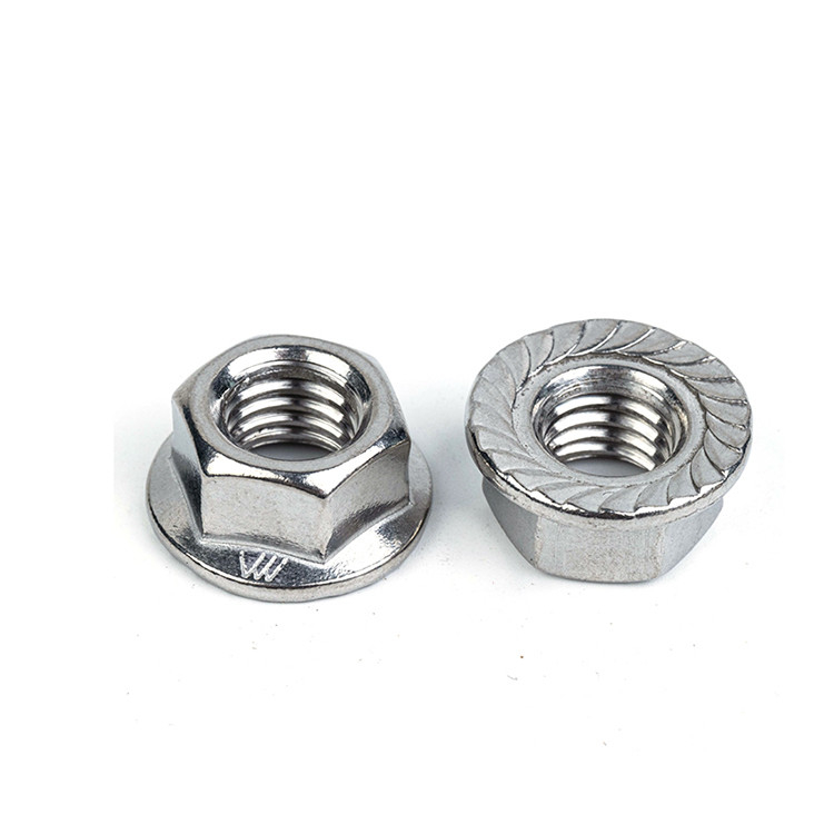 DIN6923 M3 M4 M5 Stainless Steel Hexagon Flange Nuts for Oil Gas Industry