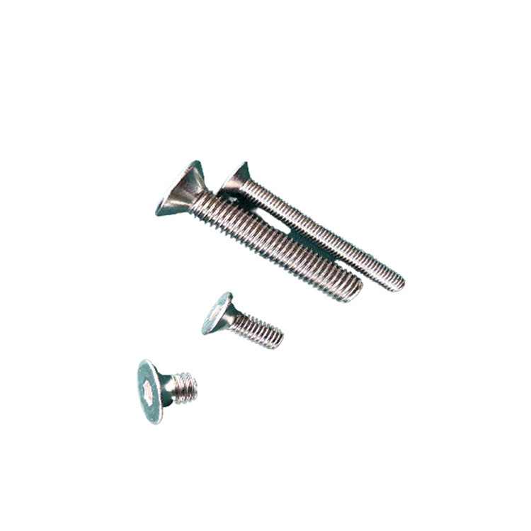 Full Thread Custom A2 Stainless Steel Flush Mount Cylindrical Head Hex Socket Machine Screw