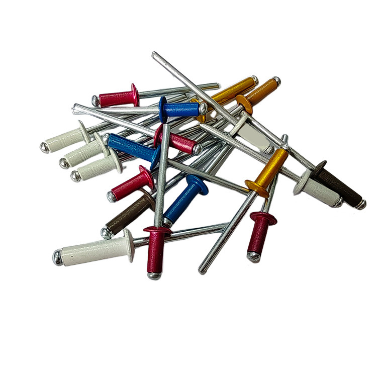 Steel Diameter 3.2-4.8/5mm Anti-vibration Colored Round Head Pop Rivets for Oceanic