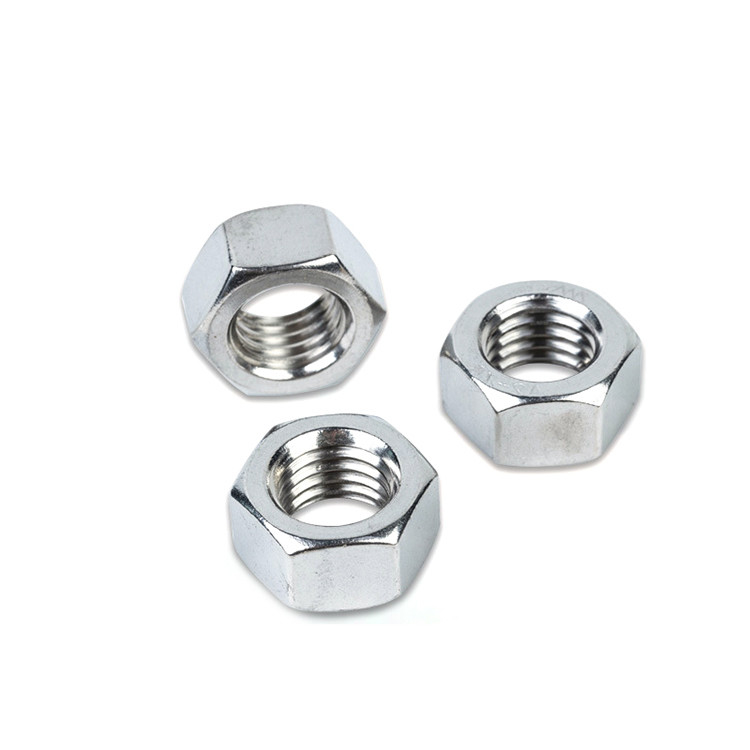 Popular Customized Size Hex Nuts for Stain Steel Fixing Rings in Galvanized Metric
