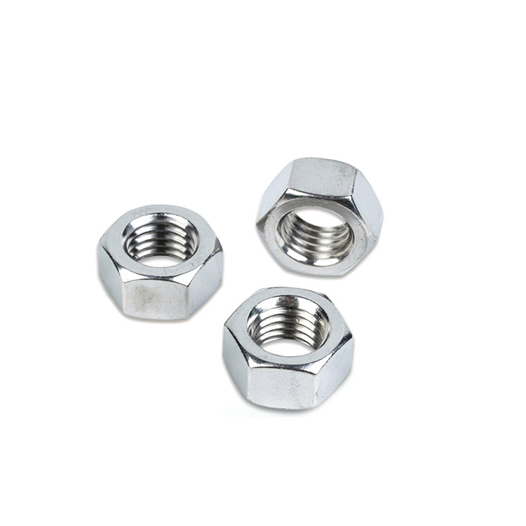High Strength Zinc Plated Stainless Steel Nuts for Customized Screws and Bolts in Bulk