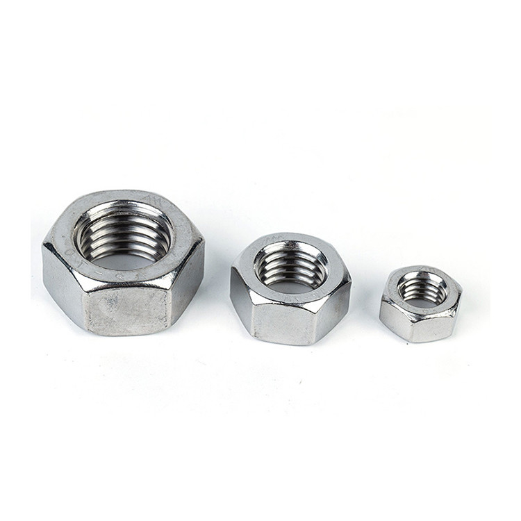 Standard Anticorrosive Stainless Steel 304 316 Hexagon Nut for Retail Industry