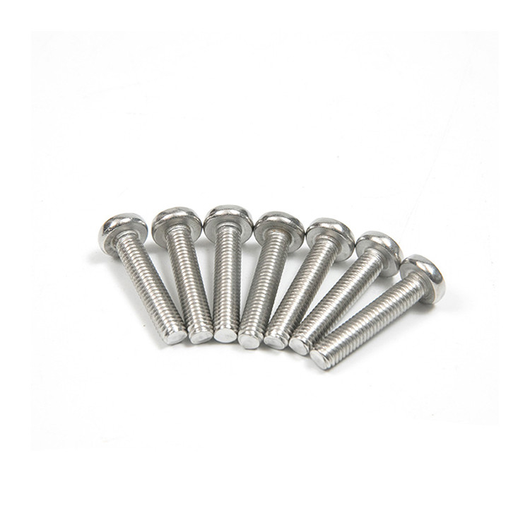 DIN JIS ISO Stainless Steel Phillips Pan Head Machine Fastener Screw Cross Recessed Screws