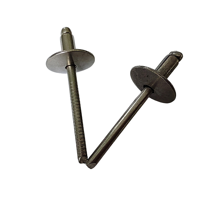 High Strength Stainless Steel Blind Rivets Large Brim Round Head for Renewable Energy