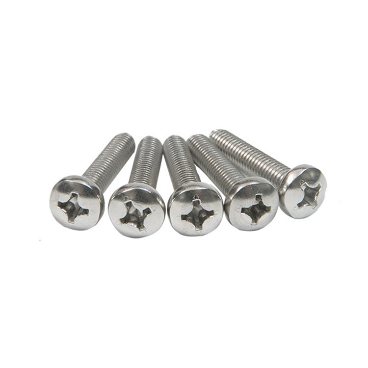 Direct Stainless Steel Flat Head Pan Head Screw with Plain Finish Micro Small Screw