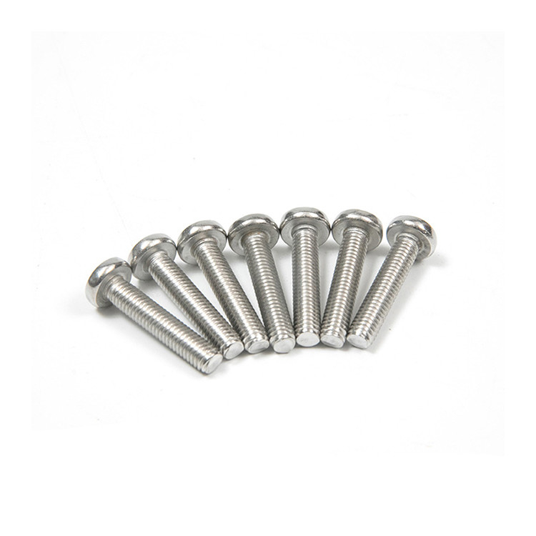 DIN JIS ISO Stainless Steel Phillips Pan Head Machine Fastener Screw Cross Recessed Screws