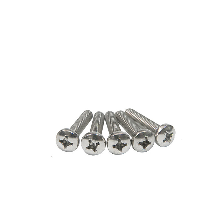 custom head flat tail rust resistant SS304 machine screws with full thread type INCH