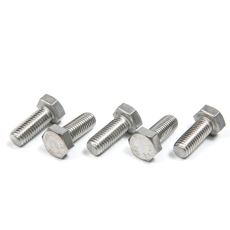 304 306 Stainless Steel Hex Full Threaded Screw Hexgaon Head Bolt in with DIN Standard