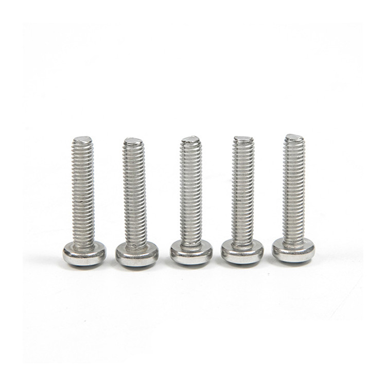 Custom M2 M3 Metric Phillips Pan Head Machine Screws with A-Level Strength Grade