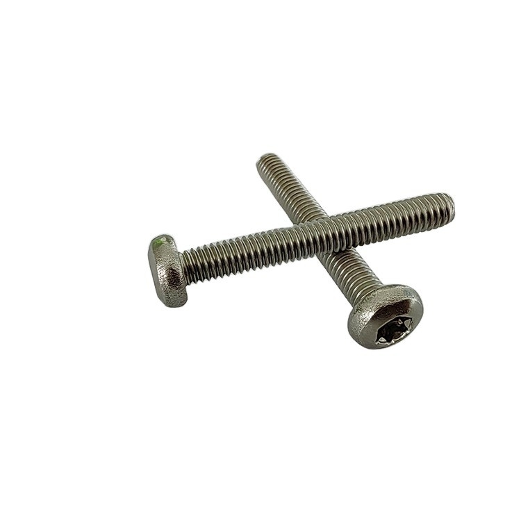 Stainless Steel 2024 Torx Pin 6 Lobe Pan Button Head Machine Anti Theft Tamper Proof Screw