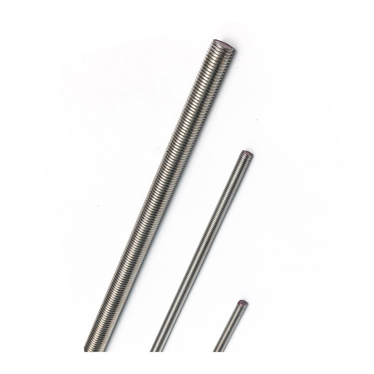DIN975 304 316 A2-70 A4-70 Stainless Carbon Steel High Strength Galvanized Screw M10 Threaded Rod