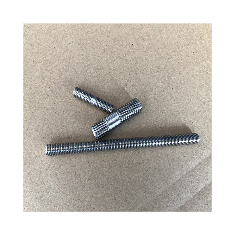 304 Stainless Steel Double Thread Screw Rod Stud Bolt GB901 for Fastening M6 M8 M10