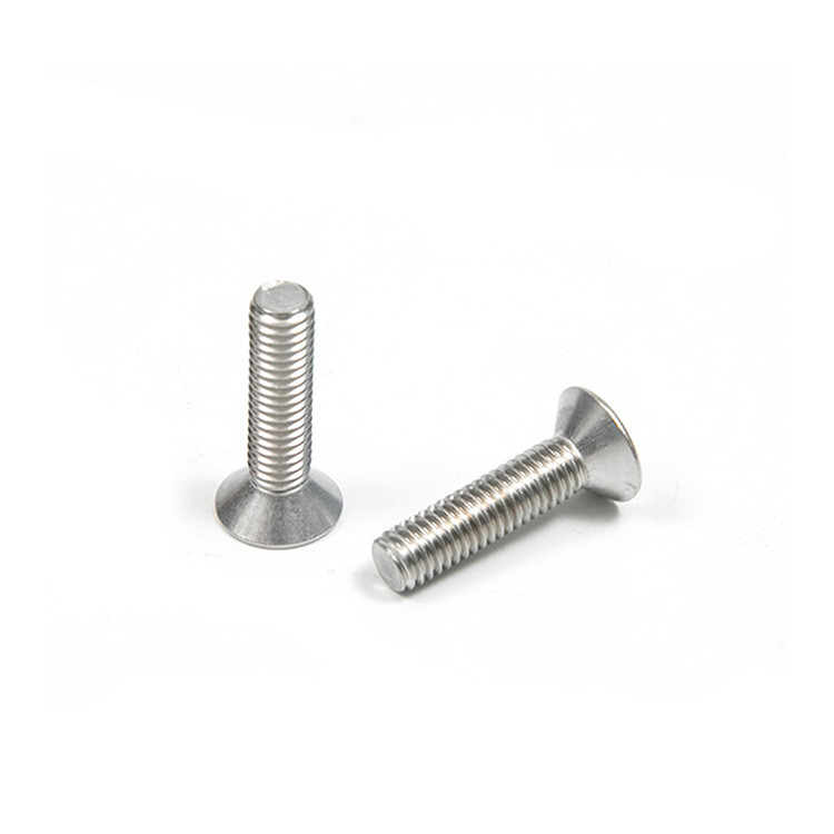 Direct Stainless Steel M4 M5 M6 M8 flat socket head screw connector and Long-Lasting