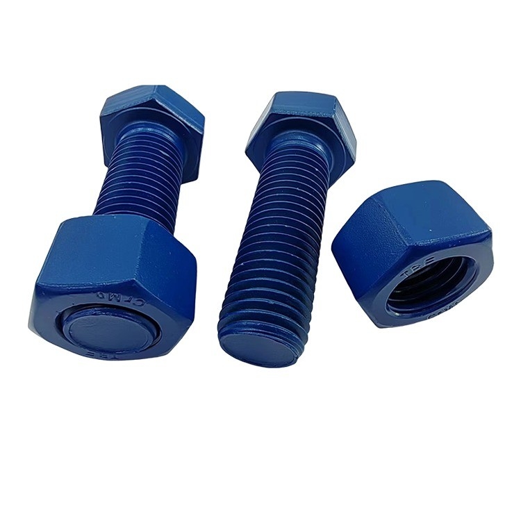 ZINC Finish Teflon Bolts for Full Thread Stud Bolts Customized to Your Needs