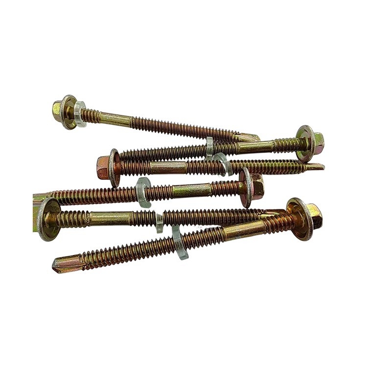 Color Zinc Plated Self Drilling Bolt for Solar Mounting in Metric Measurement System