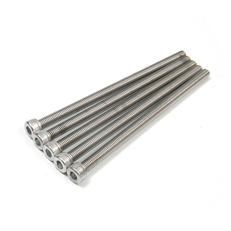 Stainless Steel 304 316 Pan Head Hex Socket Caphead Machine Screw Full Thread Half Thread