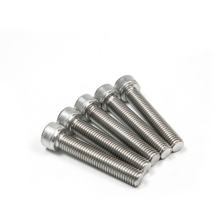 Full Thread Type Stainless Steel Cup Head Bolts M3 M4 M5 M6 Hex Socket Allen Key Bolt DIN912