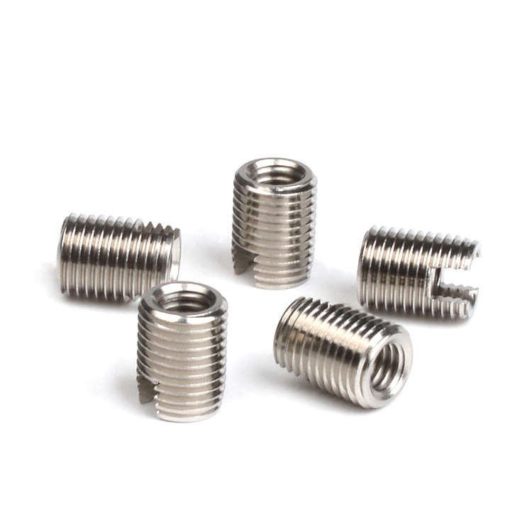 Stainless Steel M4 Self Tapping Thread Insert Screw Fasteners with Coarse and Fine Thread