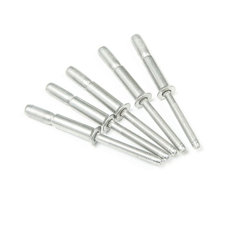 Plain Finish Stainless Steel Flat Head Long Blind Rivets for Fast Selling Furniture