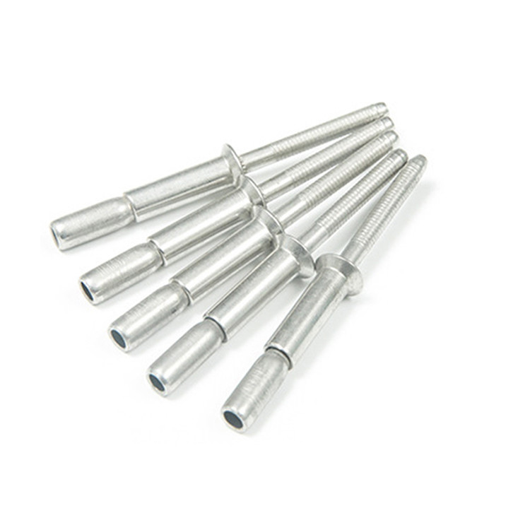 Silvery Stainless Steel 304 All Steel Open Type Blind Rivets 4.8 6.4mm and Performance