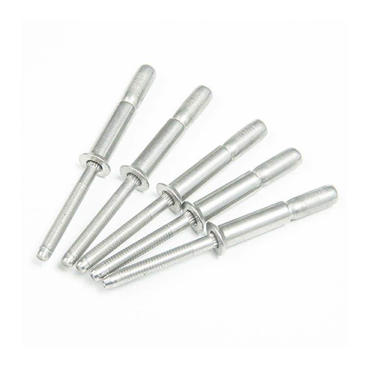 Silvery 2024 4.8 6.4mm Dome Head Stainless Steel Structural Multigrip Blind Rivets
