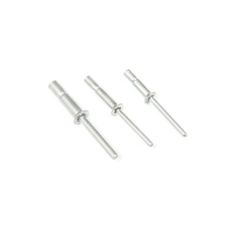 Stainless Steel 304 Open End Flat Head Solid Metal Blind Rivet for Auto Industry