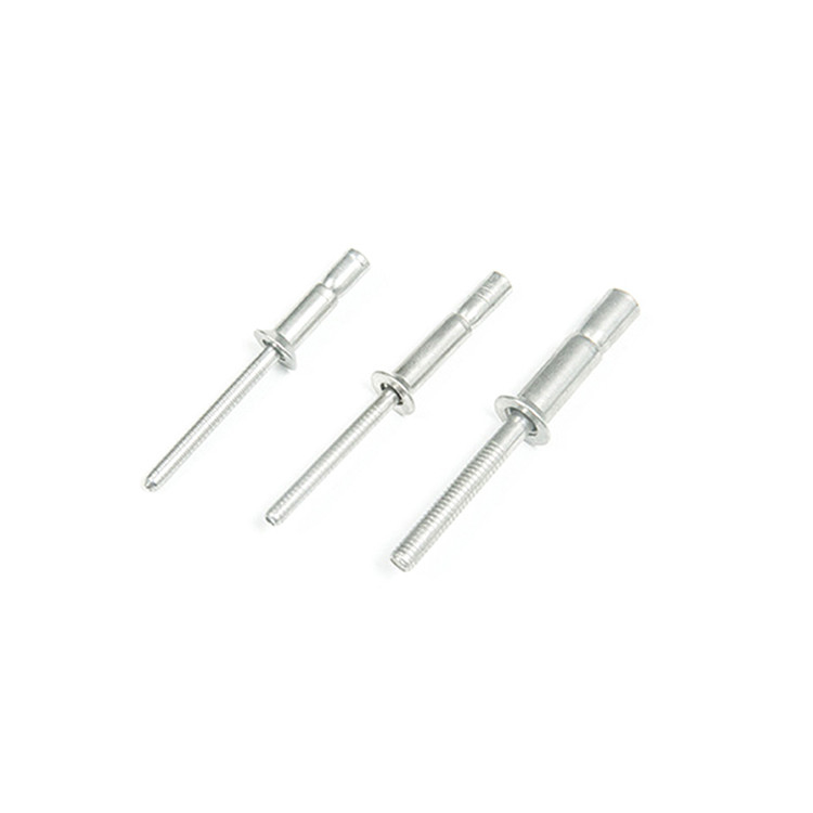 Blind Rivets 4.8mm 6.4mm Interlock Steel Dome Head Monobolts Cup Type Plain Finish