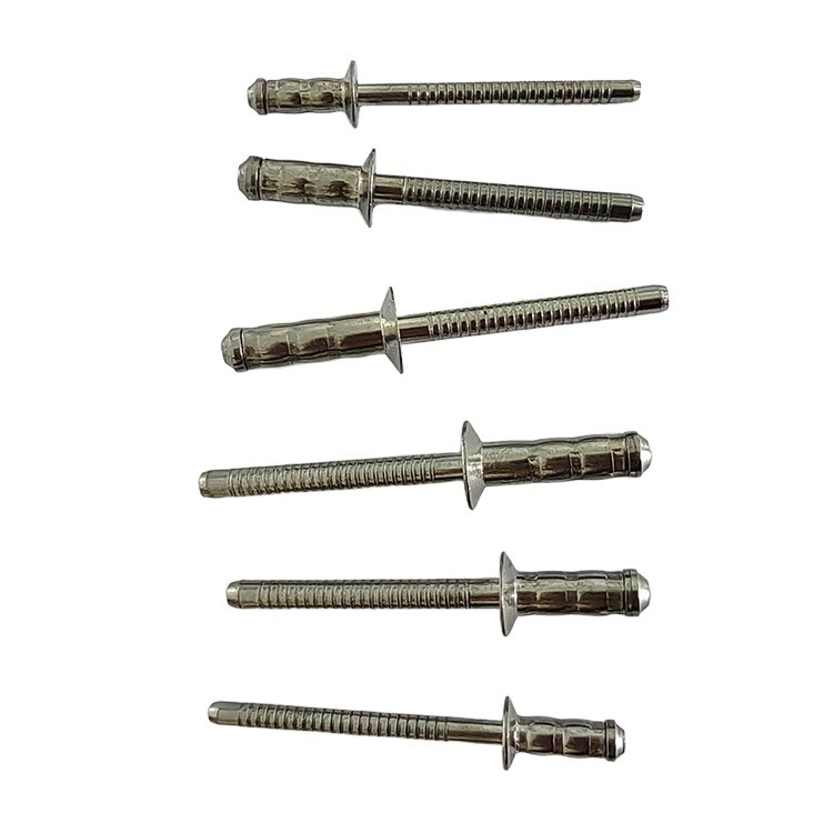 Flat Head Blind Rivet Stainless Steel 304 3.2mm 4.0mm 4.8mm 6.4mm Open End Multi-Grip